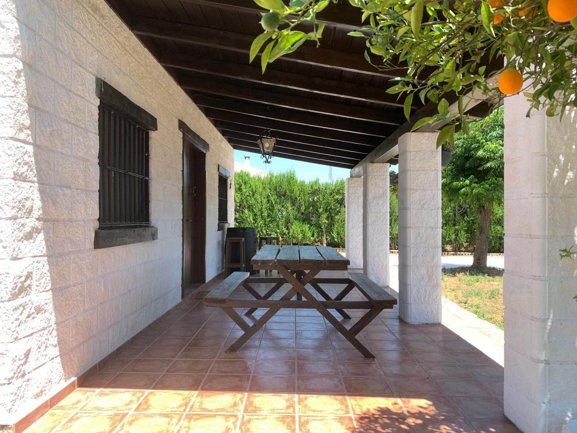 Cabana Rustica La Pililla Pilas Exterior foto